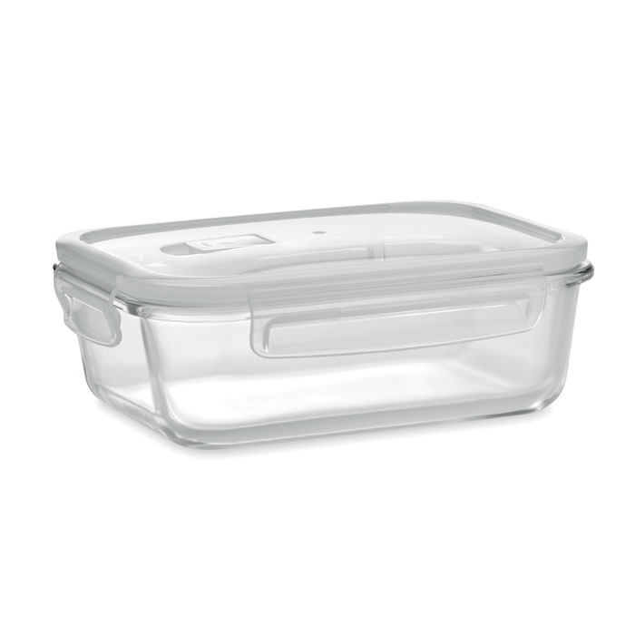 Logo trade promotional giveaway photo of: Glass lunchbox & PP lid 900ml